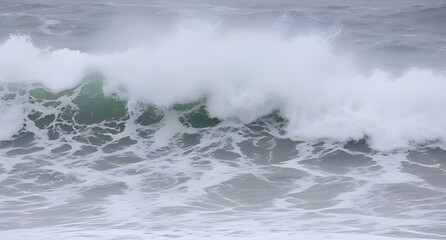 Obraz premium Strong winds and waves during a hurricane
