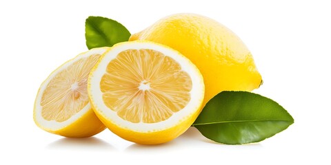 a lemon cut in half