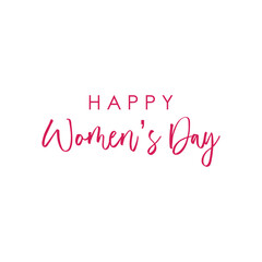 Happy Women's Day vector illustration holiday banner