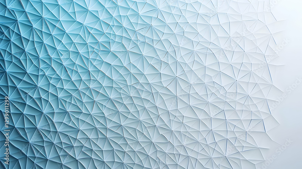 Poster abstract geometric blue and white pattern with triangle shapes for modern backgrounds