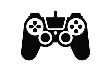 High quality game controller vector icon featuring a modern and minimalistic gaming gamepad icon vector illustration. Perfect for video game logos, esports branding, mobile apps, streaming graphics. © Saifur Rahman