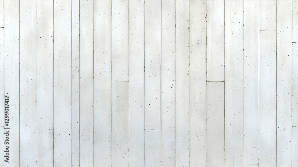 Poster whitewashed wooden planked vertical structure with dark spot details and rustic texture