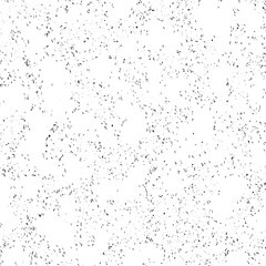 ILLUSTRATION ABSTRACT MESSY GRUNGE BLACK GRAINY TEXTURE ISOLATED ON WHITE BACKGROUND. DISTRESS DIRTY ROUGH MONOCHROME COLOR DESIGN VECTOR