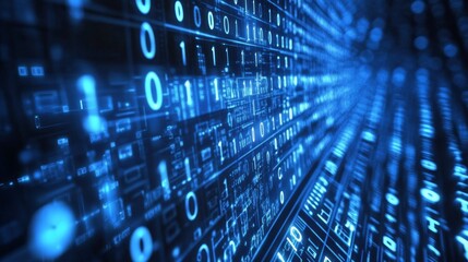 Fototapeta premium Discover the most popular programming languages and learn how to create a website banner. Explore the technical steps involved in software development. 