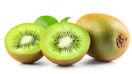 Fototapeta premium a kiwi fruit cut in half