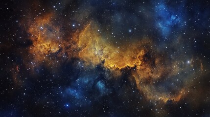 Fototapeta premium Colorful nebulae in deep space (1)