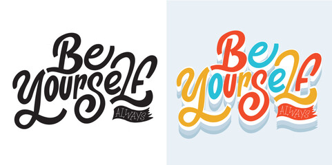 Trendy hand drawn doodle lettering quote. Lettering for t-shirt design, mug print, bag print, clothes fashion. 100% hand drawn vector image. © jane55