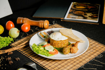 Fried rice with shrimps, Shrimp fried rice 2