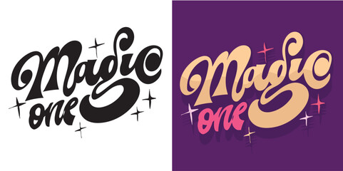 Trendy hand drawn doodle lettering quote. Lettering for t-shirt design, mug print, bag print, clothes fashion. 100% hand drawn vector image. © jane55