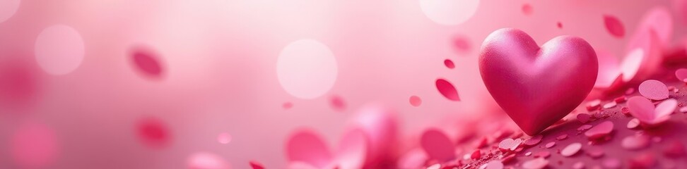 Delicate pink heart, elegant curves, Valentine's Day design ,  sweet,  printable,  cute