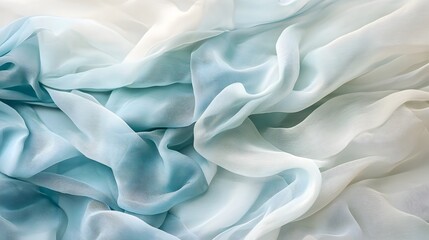 Obraz premium Chiffon Fabric Layers Softly Blur in Romantic Aesthetic