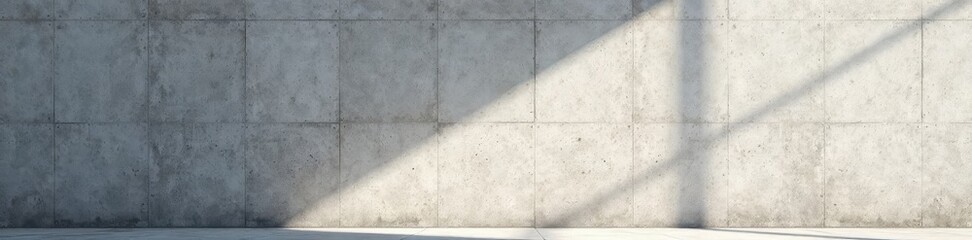 Rough concrete wall, stark intersecting shadows , grey, contrast, rough