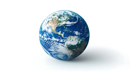 Fototapeta premium a blue and white planet