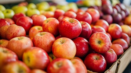 a group of apples in a pile