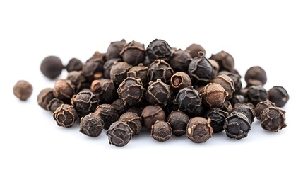 Obraz premium a pile of black peppercorns