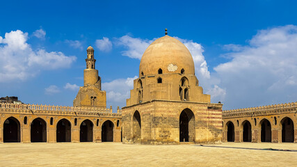 Mosque of Ibn Tulun in the Cairo, Egypt	