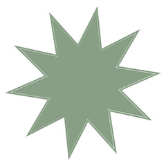Starburst, star shape element