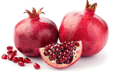 a pomegranate with seeds