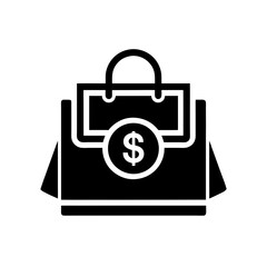 vector shopping bag icon