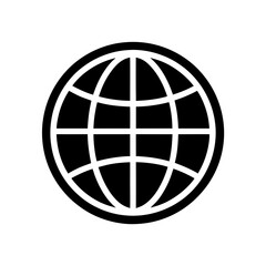 globe icon vector illustration