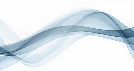 Obraz premium business background lines wave abstract stripe design white