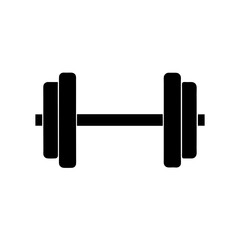 dumbbell isolated on white