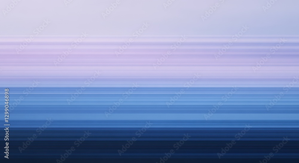 Poster soft abstract gradient of blue and purple hues with gentle horizontal lines creating a serene and ca