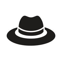 black hat isolated on white