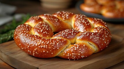 pretzel isolated,studio background
