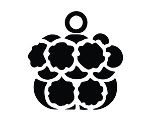 Blackberry Fruit Silhouette