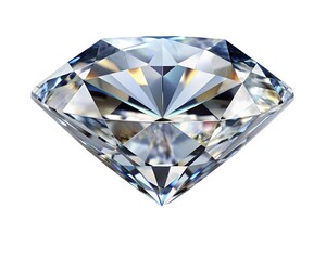 diamond on white