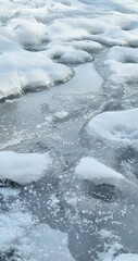 ice on the river
