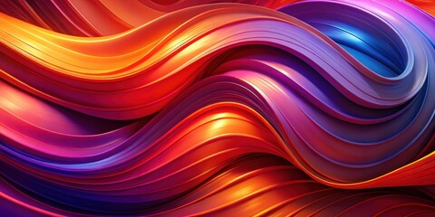 Abstract Swirling Hues A Symphony of Vibrant, Intertwined Colors in Dynamic Motion