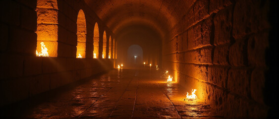 Corridor in the dungeon