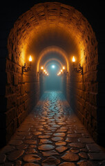 Corridor in the dungeon