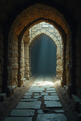 Corridor in the dungeon