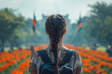 Background of International Mother Language Day. Generative Ai