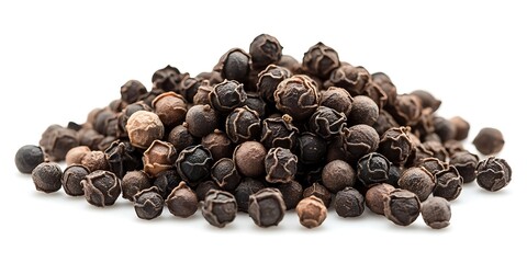 Obraz premium a pile of black peppercorns
