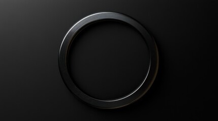 Animation of circle moving on black background.