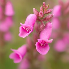 Fototapeta premium close up of pink flower
