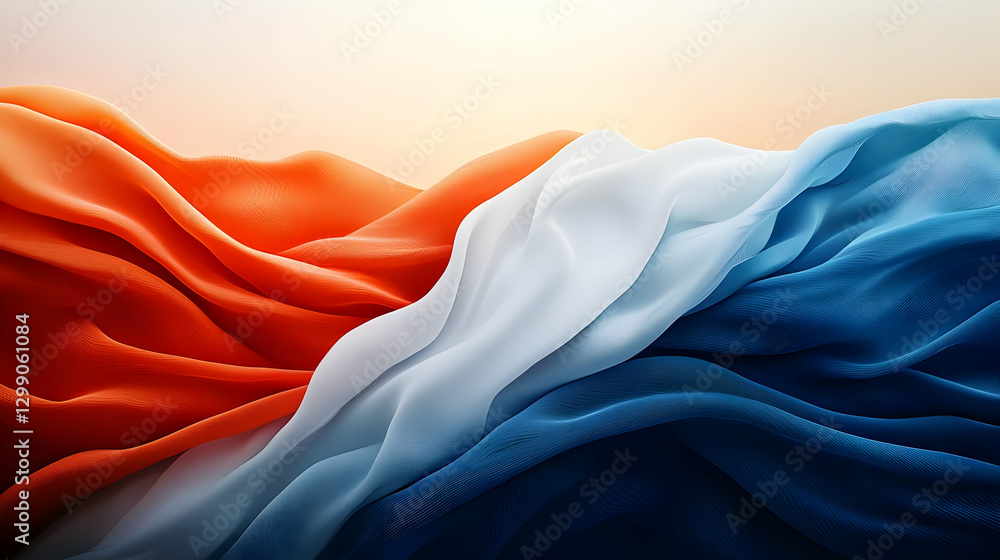 Poster abstract pixelated wavy texture with vibrant colors and gradual lighting for background design
