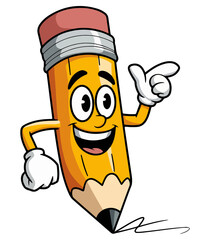 Cartoon pencil Clipart