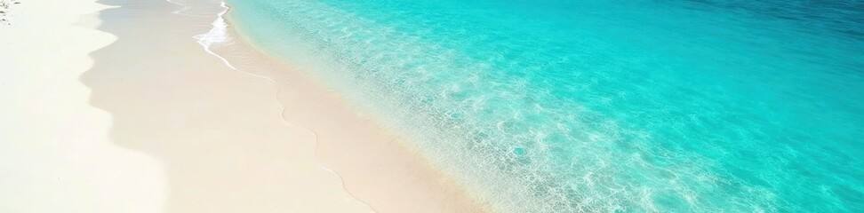 Crystal-clear shallows, pristine white sand, sunlit seabed, nature, turquoise, landscape