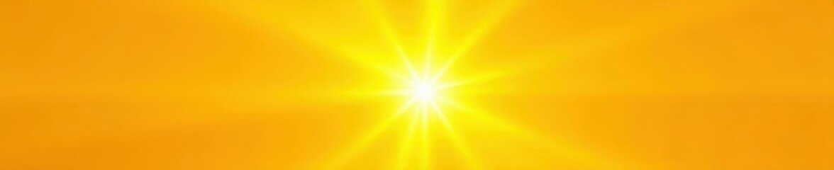 Obraz premium Abstract yellow sunburst, radiating light rays , flare, graphic, sun