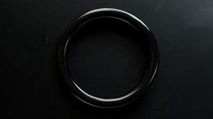 Animation of circle moving on black background.