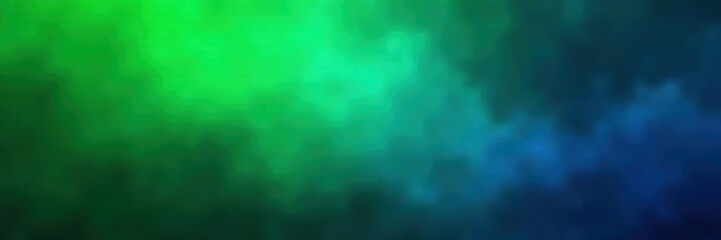 Fototapeta premium Abstract green and blue gradient tech texture, simple, art