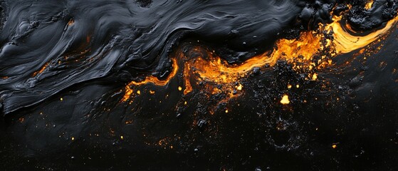 Intense Fire Flames on Elegant Black Background for Graphic Design Projects