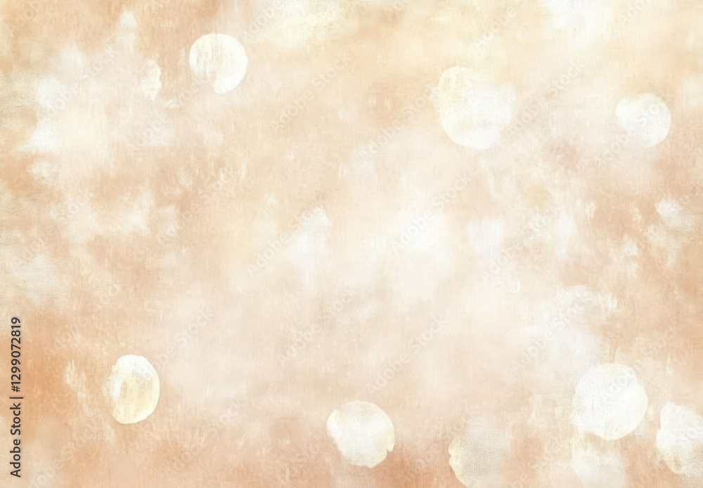 Poster soft warm abstract background with gentle blurs and subtle circular shapes creating a calm and seren
