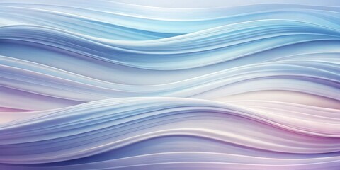 Obraz premium Serene Flowing Pastel Hues An Abstract Wave Design for Modern Backgrounds