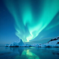 Naklejka premium iceberg in antarctica